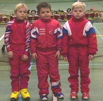 Eric Lundqvist, Mikael Nilsson och Jesper Lindgren vid prisutdelningen.