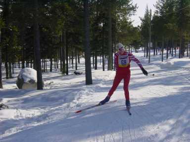 Krister Eklund p tredje strckan